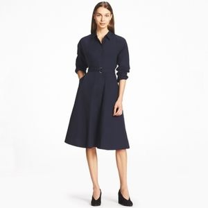 Uniqlo Shirt Dress with Belt Long Sleeves Size S